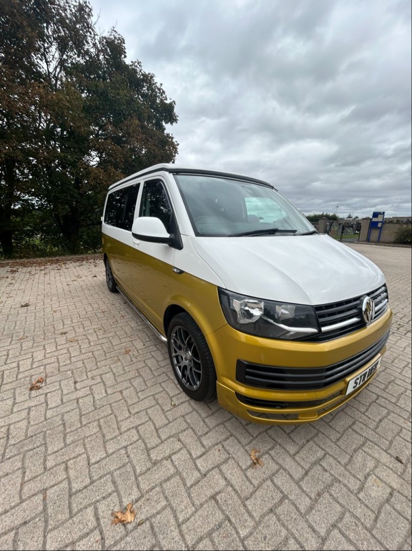 VW T6 Campervan – 4 Berth, Fully Serviced, Low Mileage, Quality Conversion. side photo 3
