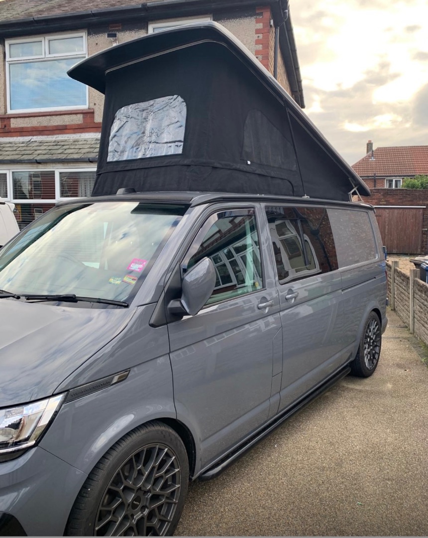 Volkswagen T6.1 2021 LWB High Line Camper, Low Mileage, Ushape Seating side photo 4