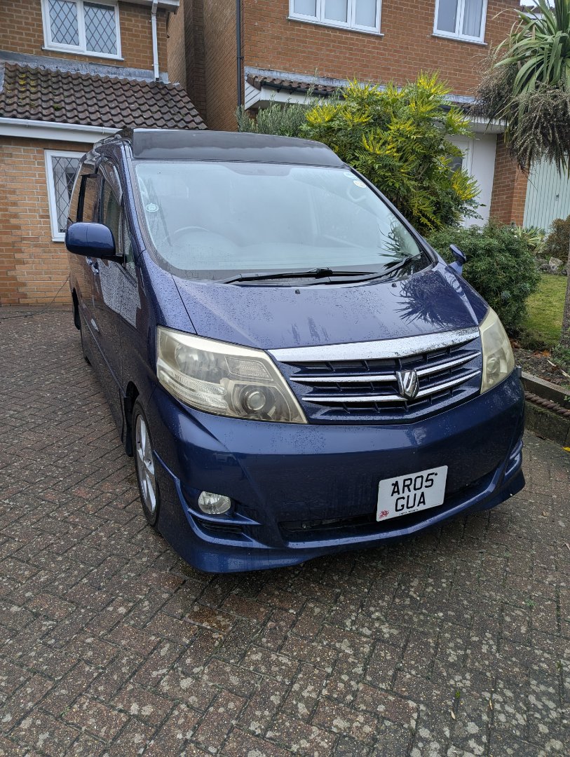 Toyota Alphard Campervan 2005 3.0 Petrol Auto Pop Top Roof Rear Conversion
